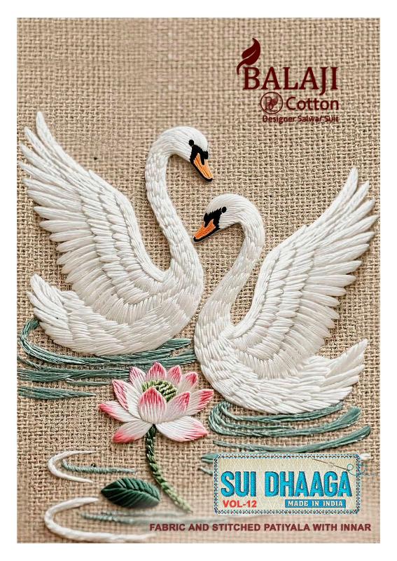 Balaji sui dhaaga vol-12 wholesale dress material market surat